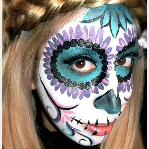 Makijaż na Halloween – Dia de los Muertos