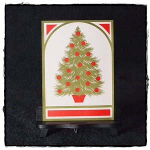 Kartka – śnieżny widok