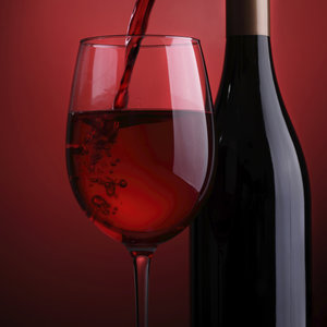 Moc szampana i czerwonego wina