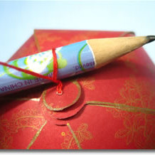 Wiązanie guza na górze lampionu