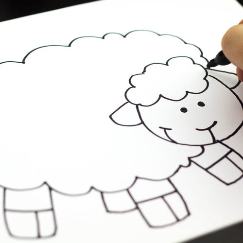 Sposób na narysowanie owieczki