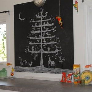 Choinka na tablicy