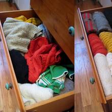 W jaki sposób składać swetry?