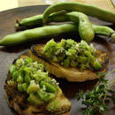 Przepis na bruschettę z bobem