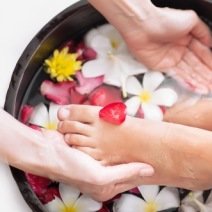 Oczyszczająca kąpiel do stóp