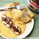 Przepis na pyszne naleśniki z nutellą i bananami