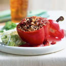 Przepis na paprykę faszerowaną kurczakiem