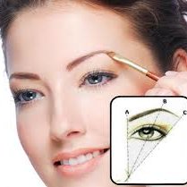 Malowanie brwi kredkami