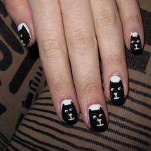 Jak pomalować paznokcie w kotki?