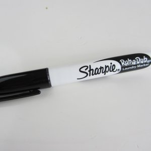 Szkic na pierwszej nogawce