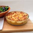 Przepis na śniadaniową zapiekankę z grzanek i jajek