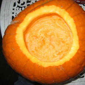Dynia po wydrążeniu