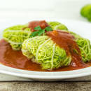 Przepis na bezmięsne gołąbki z grzybami