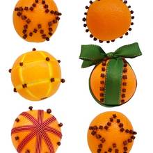 Jak zrobić bombkę z pomarańczy?