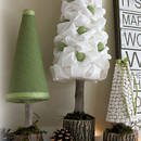 Jak ozdobić styropianową choinkę – materiał