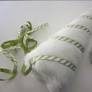 Owijanie stożka wstążką