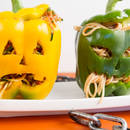 Nadziewana papryka na Halloween