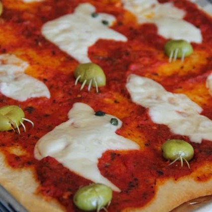 Pizza z duchami – idealna na Halloween