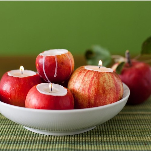 Ciekawa świeczka z jabłka – jak zrobić?