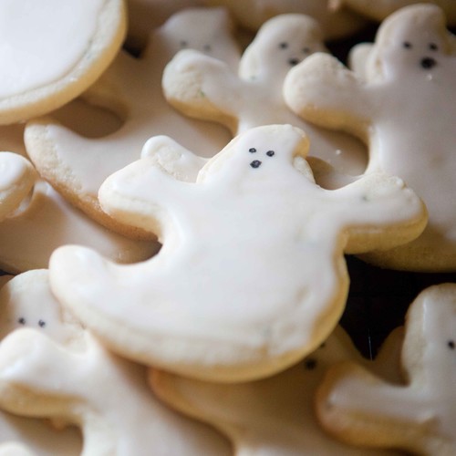 Pyszne ciasteczka-duszki na Halloween