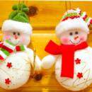 Jak zrobić ozdobne bałwanki na choinkę?