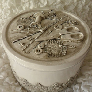 Przygotowanie pudełka na przybory do szycia – krok piąty