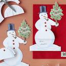 Jak zrobić ładną kartkę z bałwankiem?