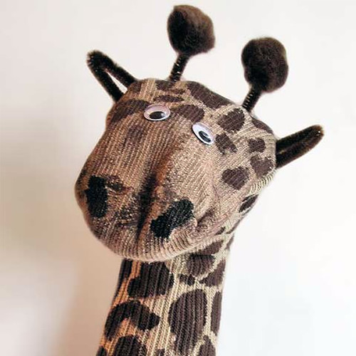 Jak zrobić zabawną żyrafę z skarpety?