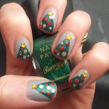 Jak zrobić ładne choinki na paznokciach?