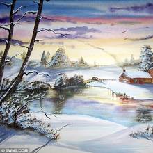 Jak przygotować kartkę świąteczną z motywem zimowego krajobrazu?