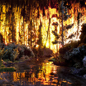 Jak oświetlić dioramę?