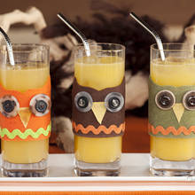 Drinki z filcu – oryginalna dekoracja na sylwestra