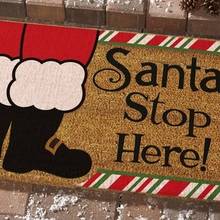 Jak wykonać świąteczną wycieraczkę przed drzwi?