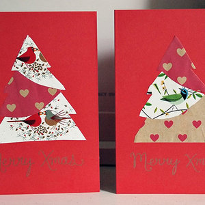 Wykonanie kartki świątecznej – sposób drugi