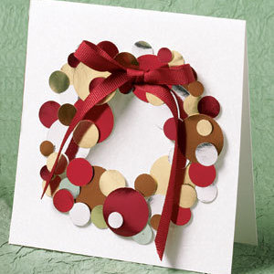 Wykonanie kartki świątecznej – sposób piąty