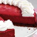 Oryginalny czerwony sernik na święta