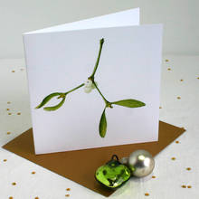 Jak zrobić ciekawą kartkę z jemiołą?