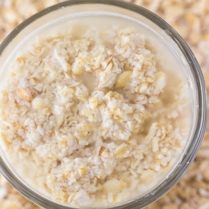 Płatki owsiane i miód