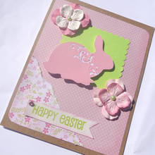 Kolorowe jajko – kartka na Wielkanoc