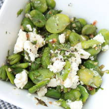 Wiosenny posiłek – sałatka z bobem