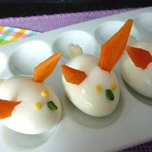 Śniadanie dla dzieci – królik z jajka