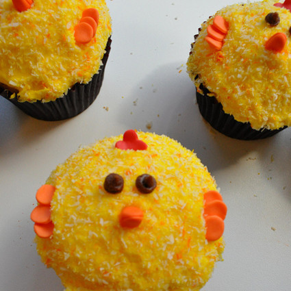Muffinki-kurczaczki – deser na Wielkanoc