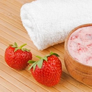 Truskawka na suche włosy