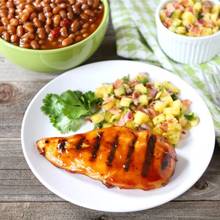 Wyjątkowy grillowany kurczak z sosem salsa