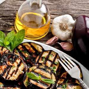 Bakłażan z pomidorem