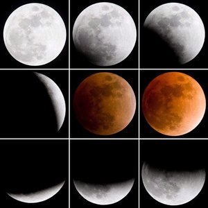 Zmniejszający się Księżyc