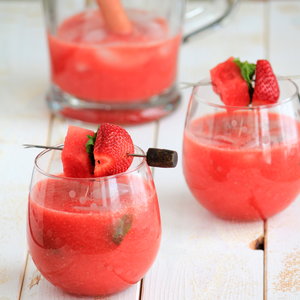 Koktajl truskawkowo-arbuzowy