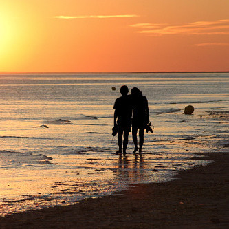 Noc na plaży