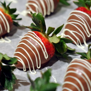 Truskawki i miks czekoladowy