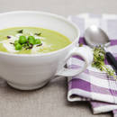 Zaskakujący krem groszkowy na obiad